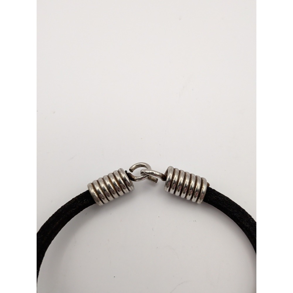 Rope With Silver Tones And Multicolor Bead Bracelet‎ - Picture 3 of 3